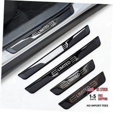 Door Sill Protectors for Car Limited Trim Black