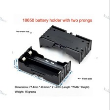 10PCS 18650 Battery Holder with Two Prongs Good Quality At A Reasonable Price