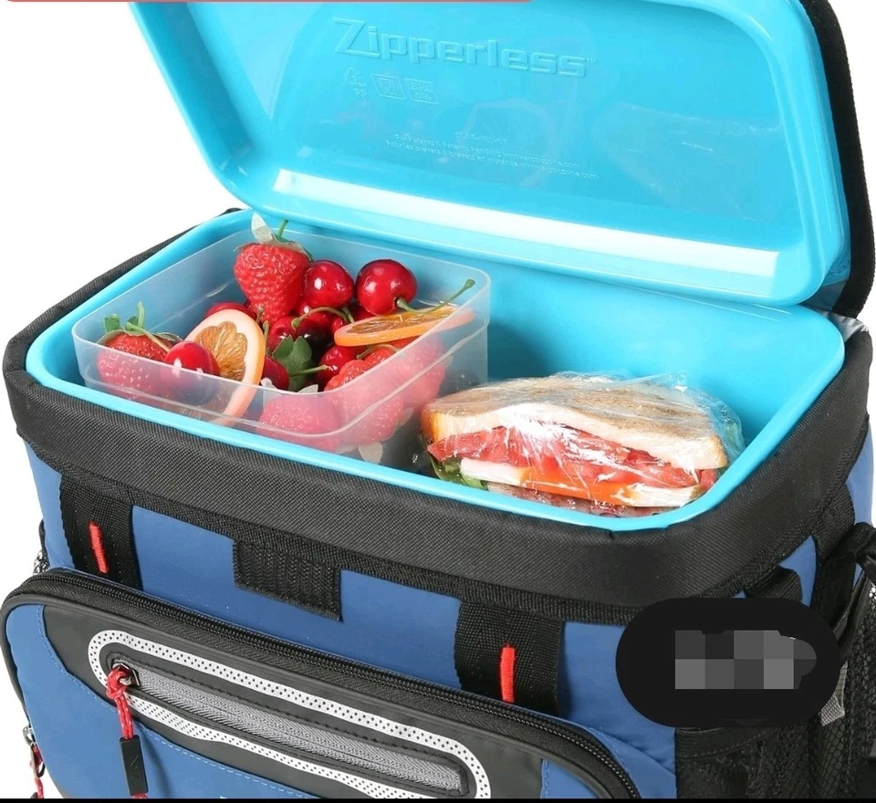 Titan by Arctic Zone Can 12 容量无拉链冷却器 灰色 KEEPS 冰最多 2 DA — 第 3/4 张图片