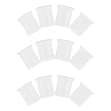  12pcs Silicone Drain Plug: 8mm Universal Leak-Proof Stopper - Silicone End Cap