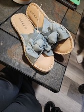 Serra Denim Blue Knot Women's Sandel 8