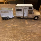 Vintage Tonka Pressed Steel Pickup Truck Camper & Horse Trailer From 60’s/70’s