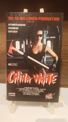 China White VHS Splendid Video FSK 18 Hardcover Hartbox Billy Drago Russel Wong