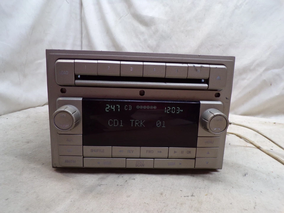 06 07 08 Lincoln MKZ Mercury Zephyr 6 Cd Mp3 9H61-18C815-AA EBA32 Foto 2 de 4