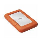 LaCie Rugged 5TB Mini External Hard Drive Orange