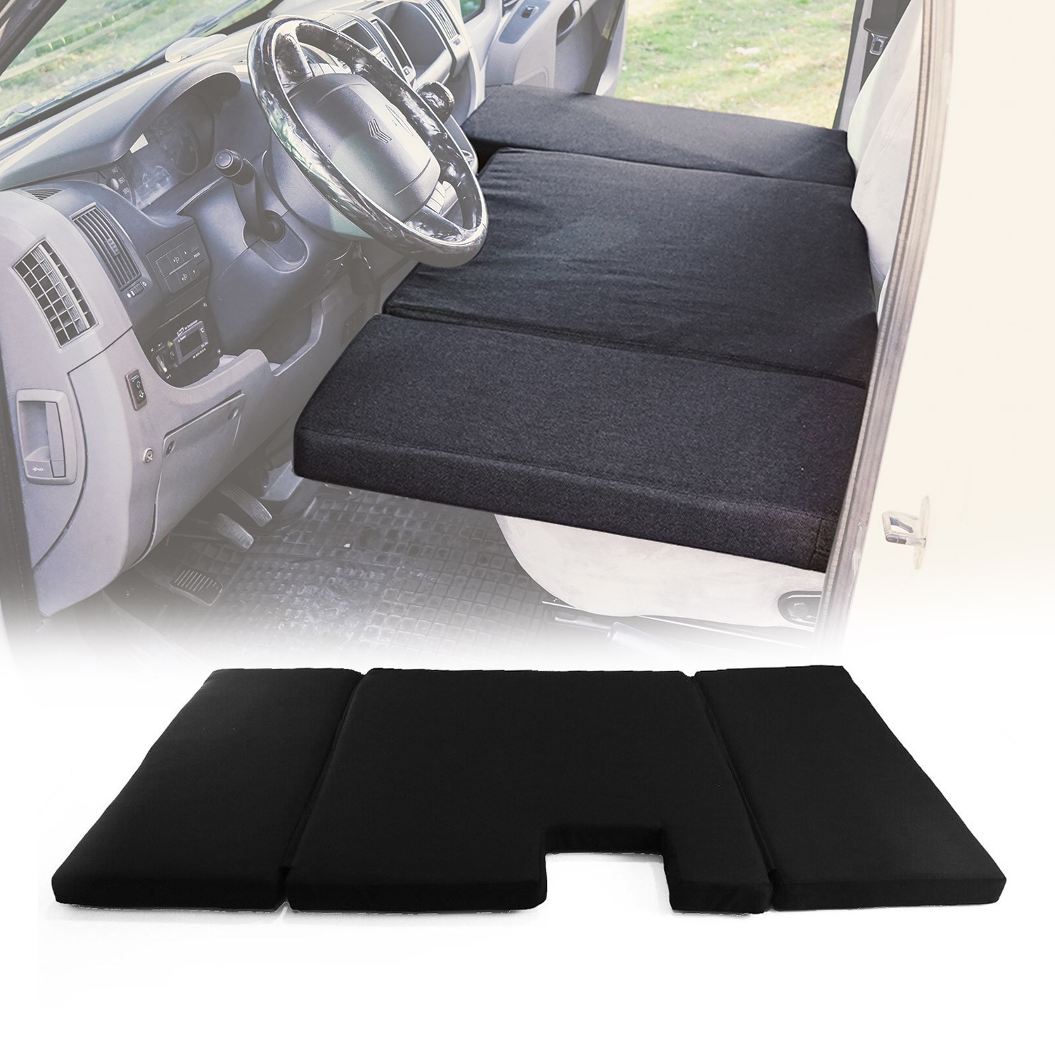 Matelas de camping pliable pour VW Crafter idéal pour vos road-trips et nuits en van