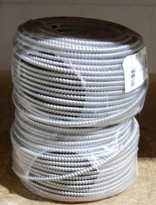 14 AWG 2 Conductor With Ground Type MC Solid Copper Metal Clad Cable 600V