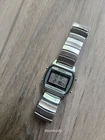 Vintage Seiko Digital Watch Mens Alarm Chronograph Stainless Steel Retro 80s