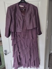 Jacques Vert Size 22 Dress & Jacket  Wedding/Occasion Mother Of The Bride 