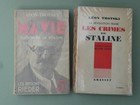 Léon TROTSKY Ma Vie autobiographie et la Révolution Trahie les crimes de Staline