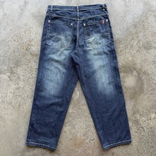 Men  s Y2K SouthPole Red Tab Faded Jeans 40x33.5