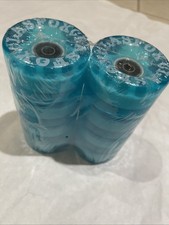 CLAS FOX 78A Indoor or Outdoor 65x35mm Quad Roller Skate Wheels 8 Pcs Blue NEW