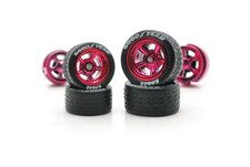 5 Sets Cragar Rims 1013mm Staggered Rubber Tires You Choose Style Wheel Swap