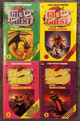 Grail Quest: Den of Dragons, Voyage of Terror, Realm of Chaos, Kingdom of Horror