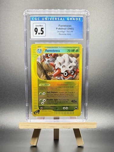 2003 POKEMON FORRETRESS REVERSE REV HOLO FOIL #56 E-SERIES SKYRIDGE CGC 9.5 GEM