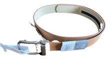 Exact Fit Mechanical Buckle Synthetic Leather Belt Youth Small 4-6 Brown