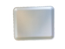 White Foam Meat Trays White Tray for Crafts, Food, Painting 9" x 11" x 1/2" L...