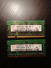 LOTTO STOCK RAM SODIMM  DDR2 - 2GB PC2 6400S 666 12 -PC3 8500S TRE PEZZI