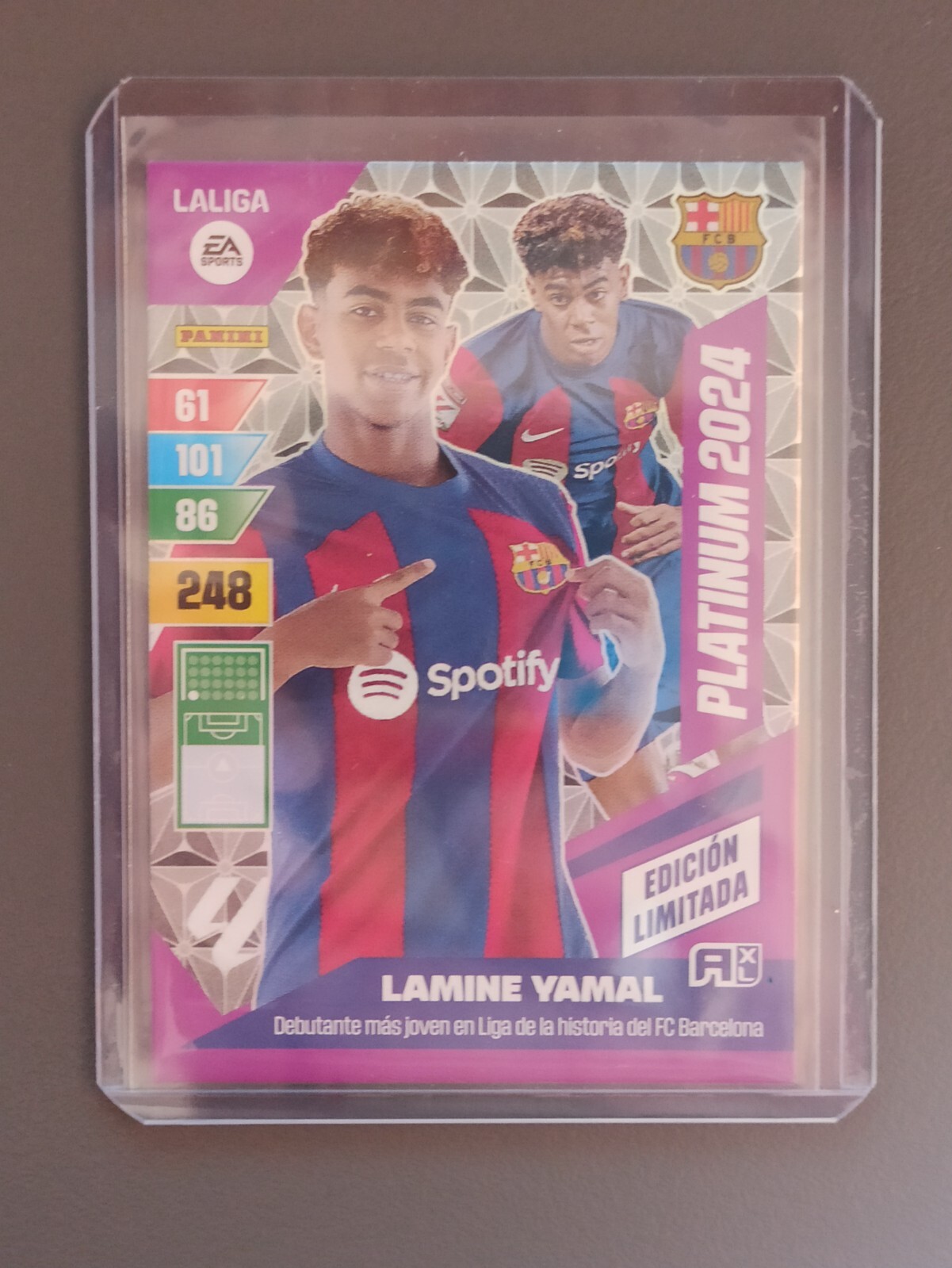 LAMINE YAMAL PANINI ADRENALYN 2023 2024 23 24 FC BARCELONA LIMITED 