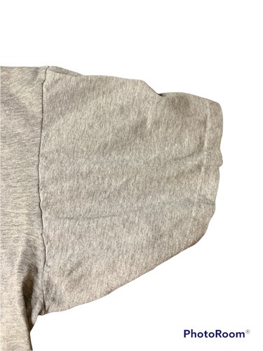 Vintage Nike Essential Embroidered Swoosh T-shirt Size Large Gray Distressed - Picture 3 of 9