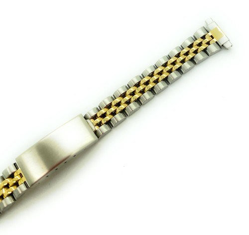 12 mm 14 mm Speidel RX Oro y Plata Acero Inoxidable Metal Banda Reloj Damas - Imagen 2 de 5