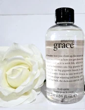 PHILOSOPHY AMAZING GRACE PERFUMED BODY SPRITZ 8  OZ  NEW- AMAZING! NO SPRAYER