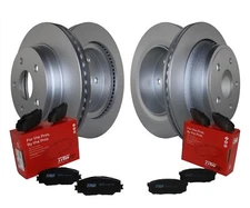 Front & Rear Brake Kit Disc Rotors TRW Pro Metallic Pad Set For Durango Ram 1500