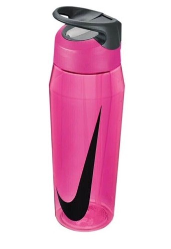 NIKE Water Bottle HYPERCHARGE With Straw 16z-Pink/Black, 16 OZ - New