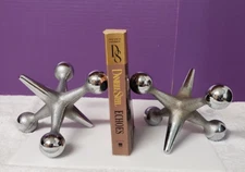 2 Authentic Vintage Design Line Bill Curry Jax Jacks Bookends Sculptures 294269