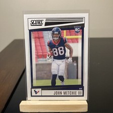 2022 Panini Score Football #387 John Metchie III Houston Texans RC Rookie Card. rookie card picture