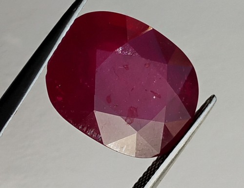 ES 22.26 ct. NATURAL RUBÌS /RUBY OVAL CUT Certified AGL Heated - Imagen 4 de 14