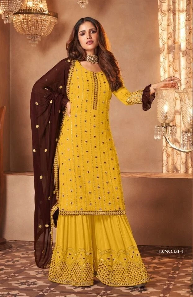 Plazzo Costumes Robe Indien Pakistanais V tement Femme Mariage