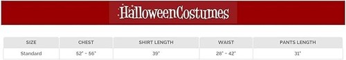 Disfraz California Big Frank Adulto Hombre Ocupaciones Halloween Conjunto Talla Única - Imagen 2 de 5