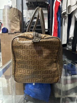 Vintage Fendi Monogram All over print Boston Bag / Duffel Vintage Fendi Monogram All over print Boston Bag / Duffel