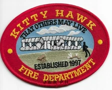 Kitty Hawk  Fire Dept., North Carolina  (4.5" x 3.5" size) fire patch