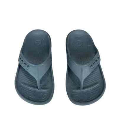 CROCS Baya II Unisex Junior SZ J 2 Black Slip On Sandals Flip Flops