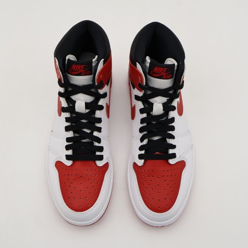 555088-161 Nike Air Jordan 1 Retro High OG Heritage University Red White (Men's) - Picture 5 of 10