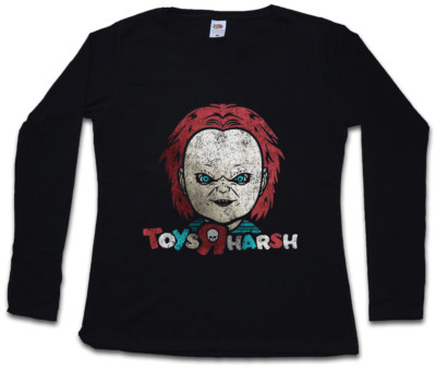 TOYS R HARSH DAMEN LANGARM T-SHIRT Bride Seed of Story Chucky die Child's Play