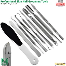 Podiatry Kit Ingrown Nail Clipper Cleaner Manicure Pedicure Cuticle Remover Tool