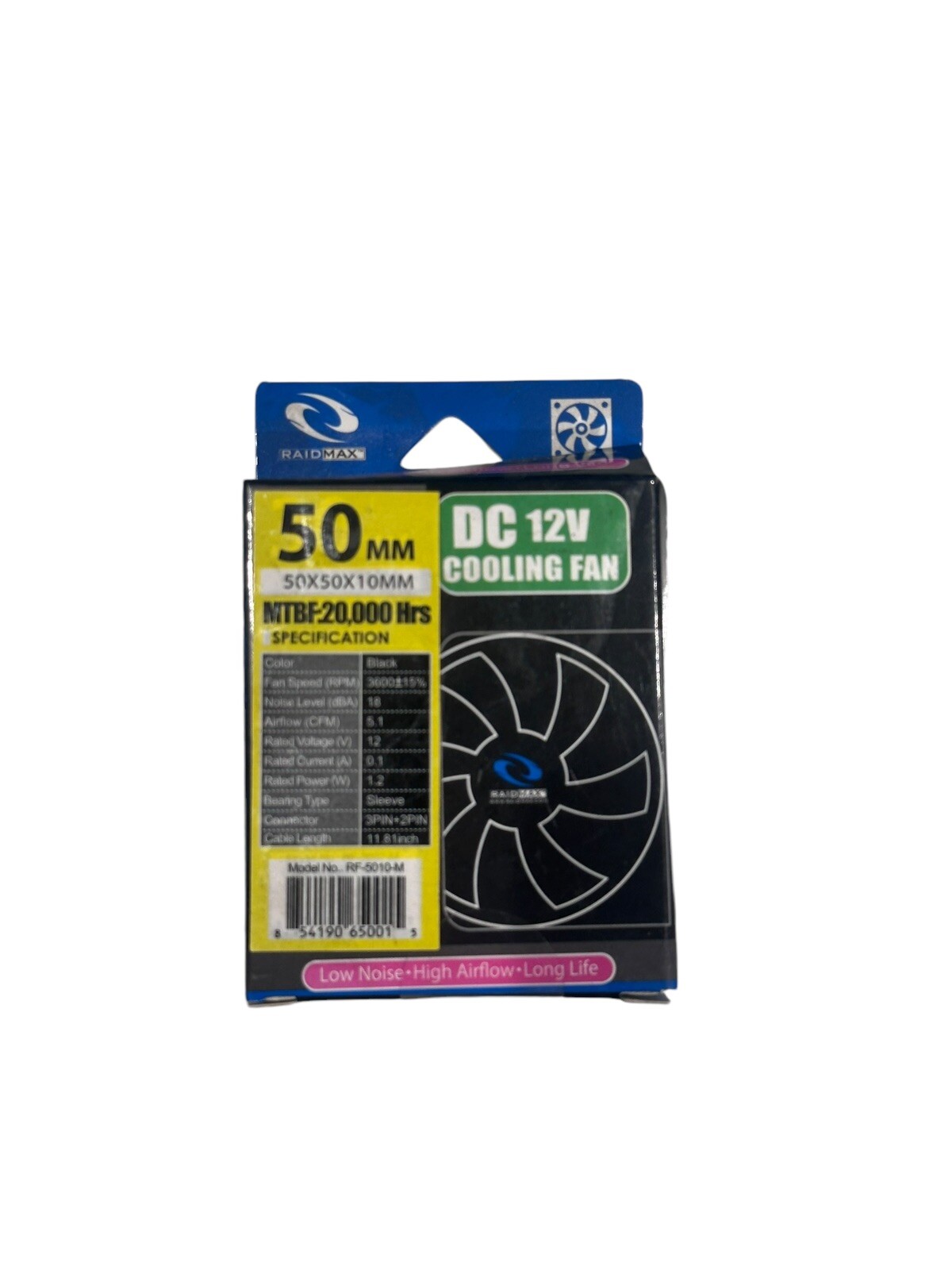 RAIDMAX 12V 50mm Cooling Fan 50x50x10mm DC PC Computer Case for sale online eBay