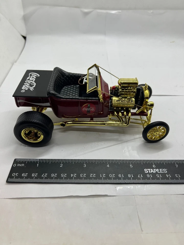 Johnny Lightning Coca Cola 1923 Ford T-Bucket 1:18 Scale Die cast Car Red - Image 4 of 4