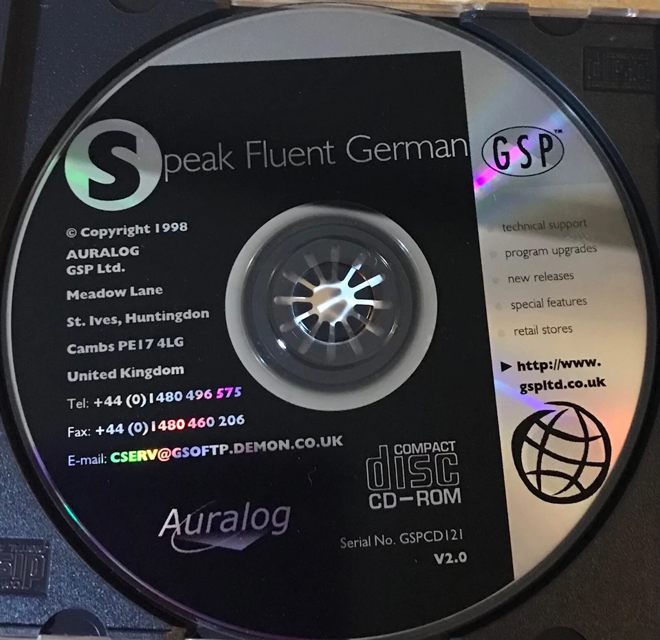 PC CD Rom Speak Fluent German VGC - Image 3 of 3