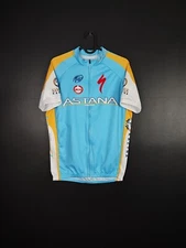 Astana Proteam UCI World Tour Cycling Bicycle Shirt Men MOA Size Large Rare