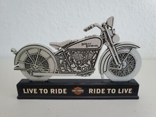 Hallmark Harley Davidson Motorcycle Silhouette Live To Ride Ride To Live DAV1414