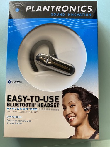 Plantronics Explorer 320 Bluetooth Headset with charger | eBay
