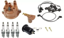 Toyota Corolla GTS 4AGE Tune-Up Cap-Rotor-NGK Wires-Iridium Spark Plugs Kit