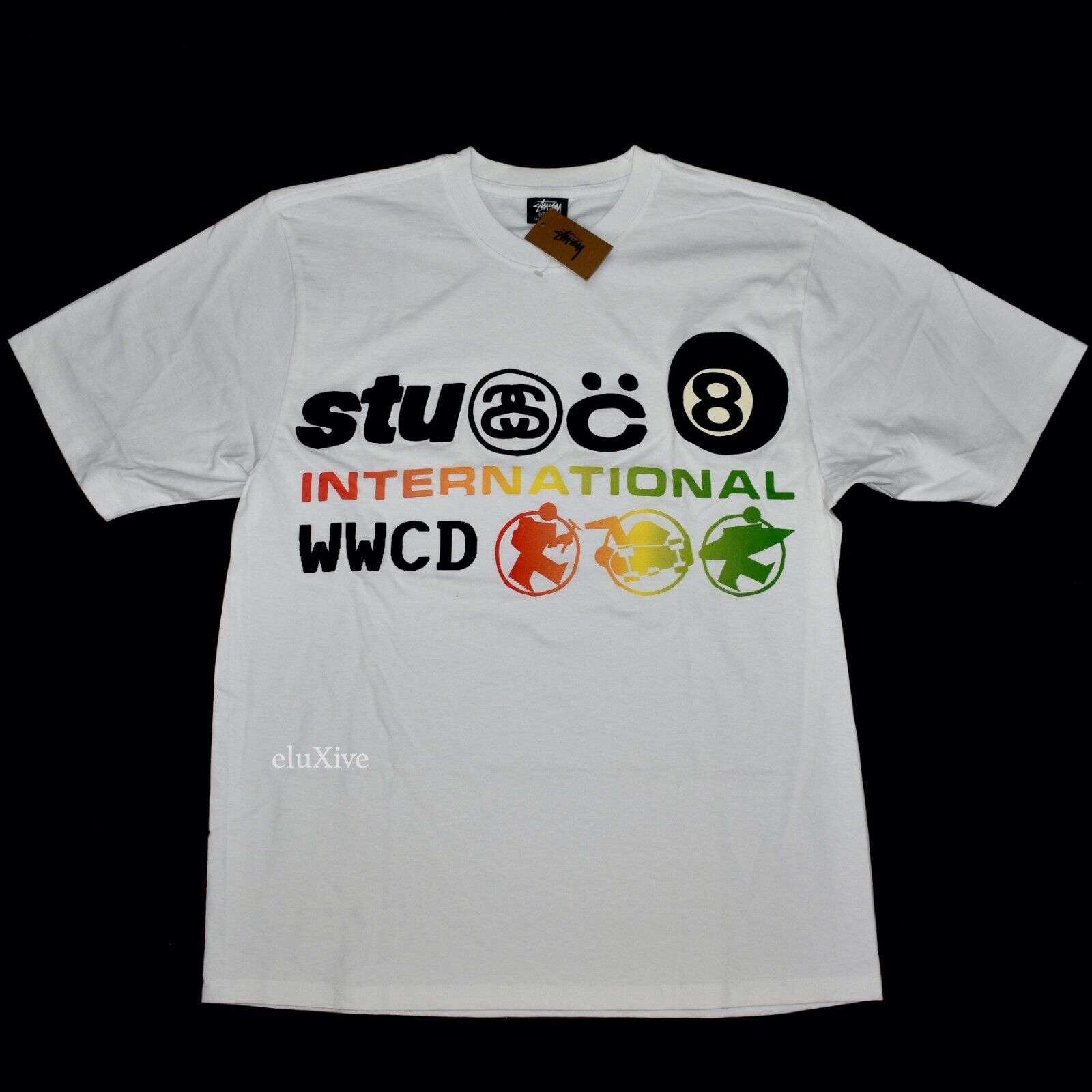 NWT Cactus Plant Flea Market Stussy CPFM International Logo T