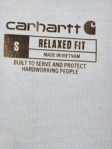 Carhartt Herren Thermo Relaxed Fit 1/4 Zip Hemd Small Heavyweight Hand Pocket - Bild 6 von 6