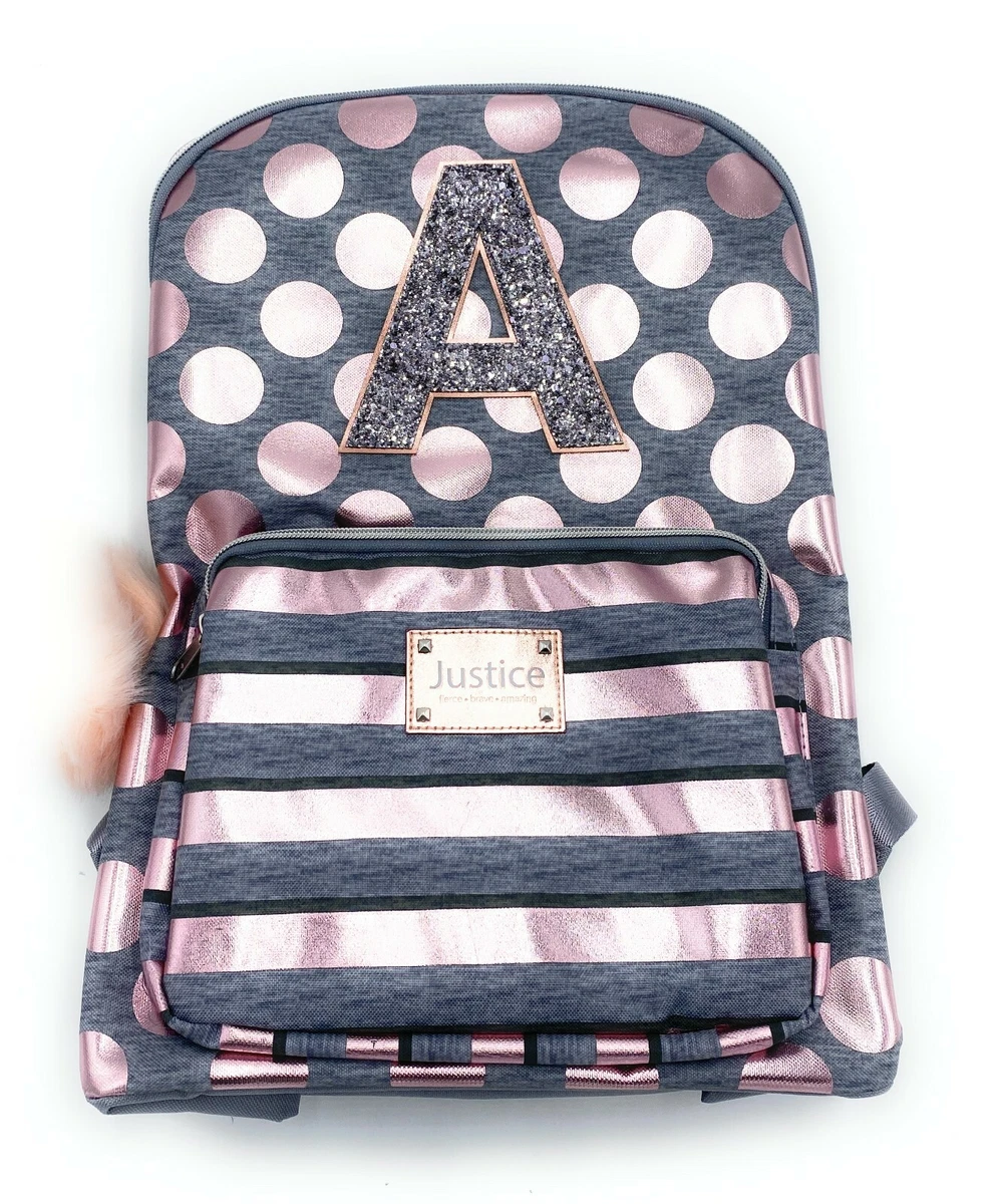 Justice Letter A Backpack