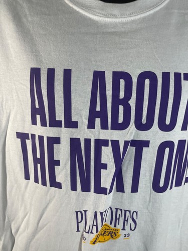 Los Angeles Lakers 2023 Weiß XL Kurzarm All About the Next One Playoffs - Bild 6 von 11